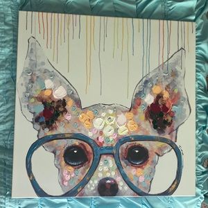 Textured Acrylic Canvas Painting
